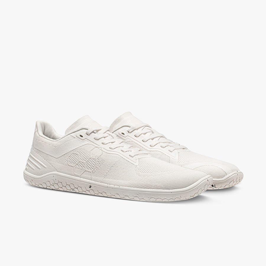 Vivobarefoot Geo Racer II Træningssko Dame Hvide | Danmark 0181NWYB